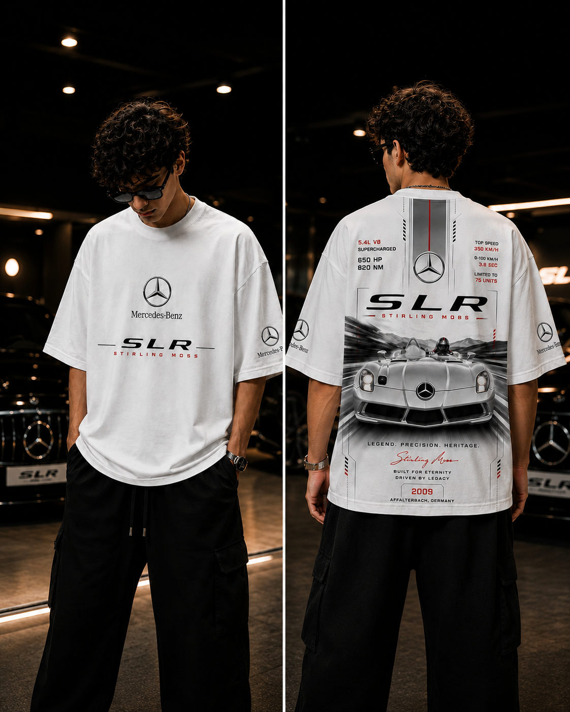 Mercedes-Benz SLR Stirling Moss Oversized T-Shirt