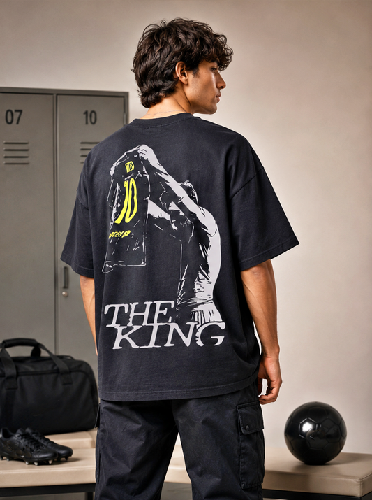 Men's Oversized Football Graphic T-Shirt | Champion Edition Streetwear