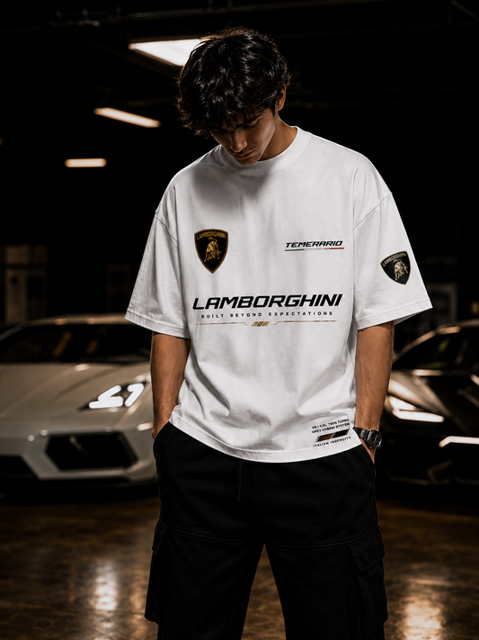 Lamborghini Temerario Hybrid Performance Oversized T-Shirt