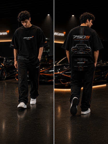 McLaren 750S Supercar Performance Oversized T-Shirt