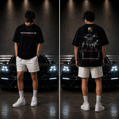 Porsche Night Drive Oversized T-Shirt