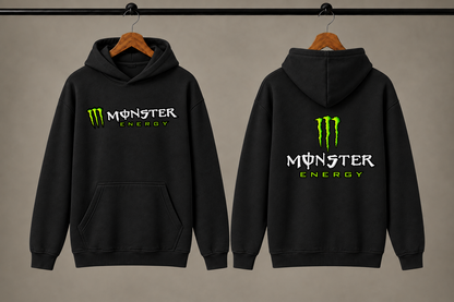 MONSTER Graphic Men's Black Hoodie