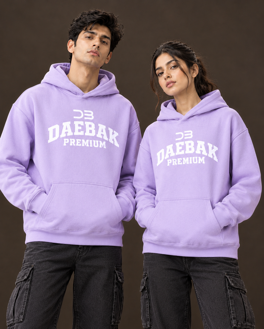 DAEBAK PREMIUM Unisex Lavender Hoodie