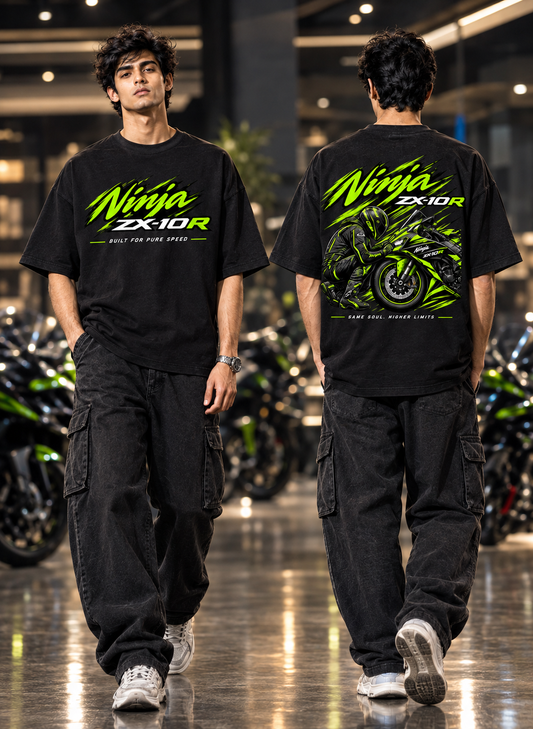 Ninja ZX-10R Black Oversized T-Shirt