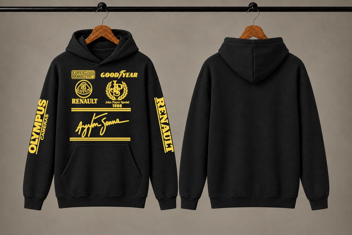 RENAULT Motorsport Graphic Men's Black Hoodie