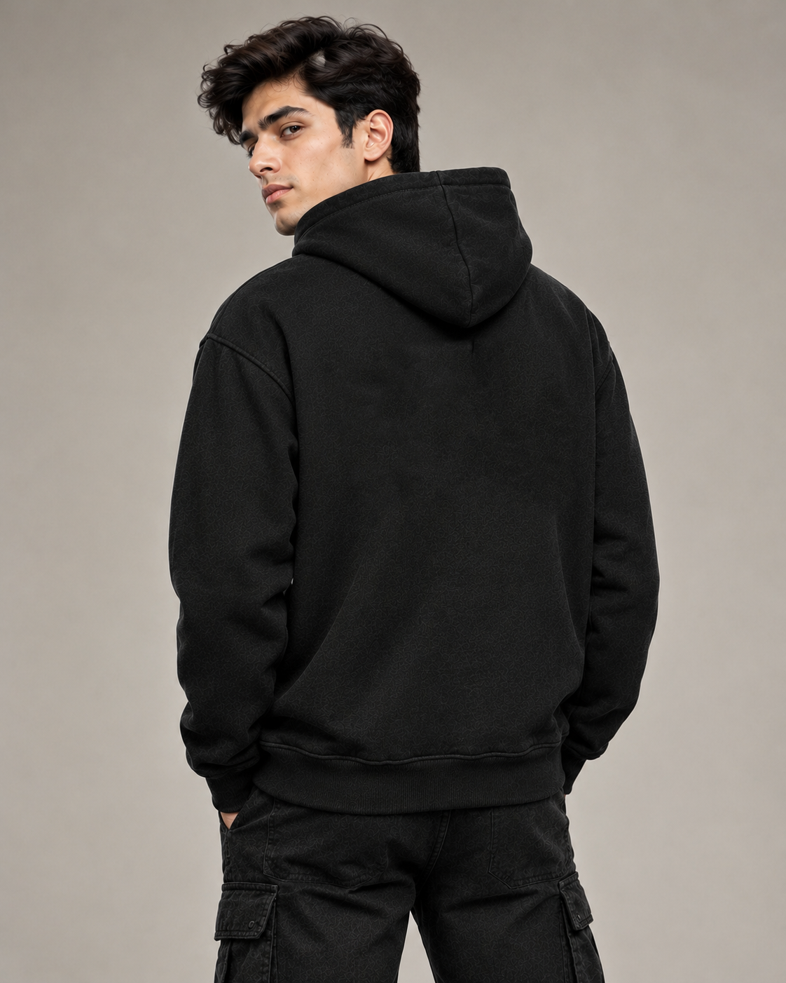 BMW Men's Black Motorsport Graphic Hoodie