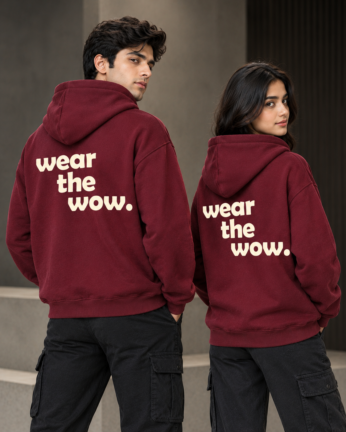 DAEBAK PREMIUM Unisex Maroon Hoodie