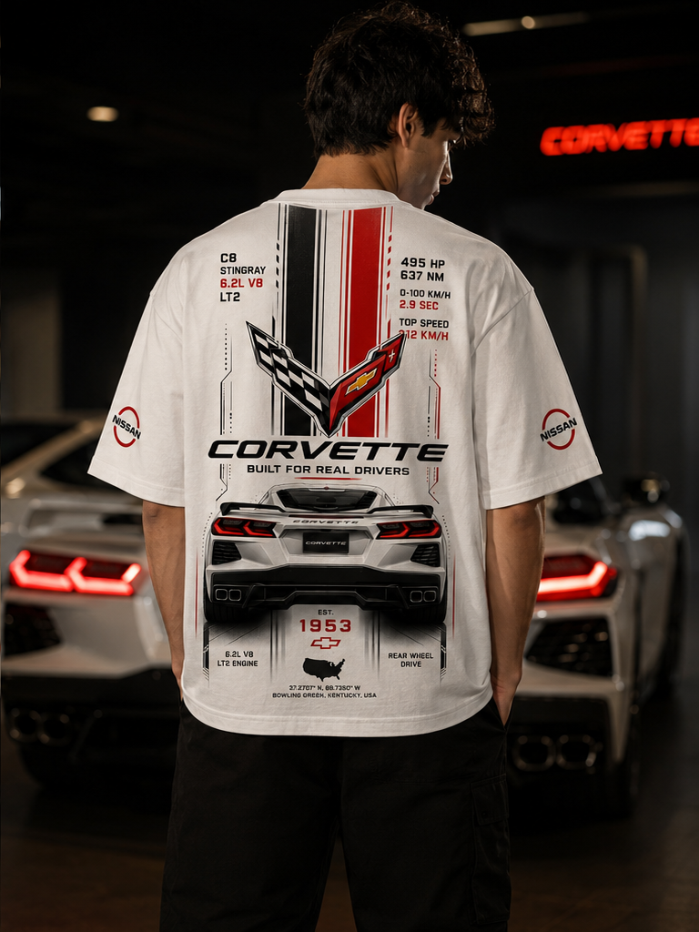Corvette C8 Stingray American Performance Oversized T-Shirt