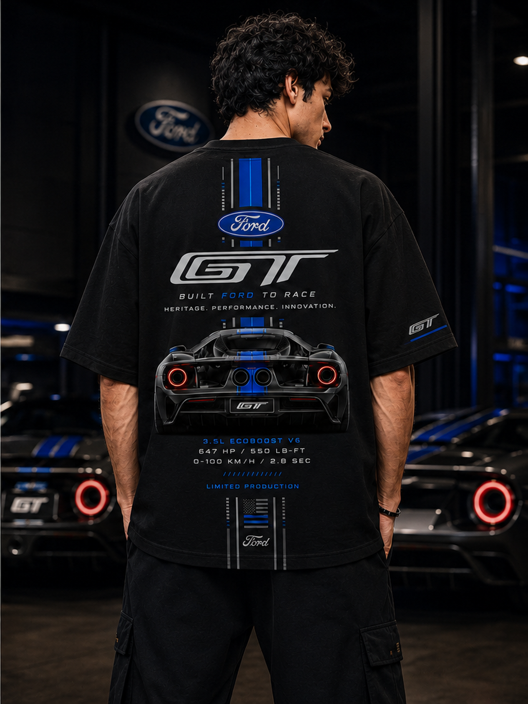 Ford GT Performance Oversized T-Shirt